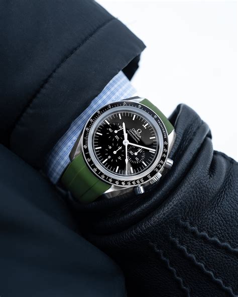 omega straps for speedmaster|omega speedmaster rubber strap 20mm.